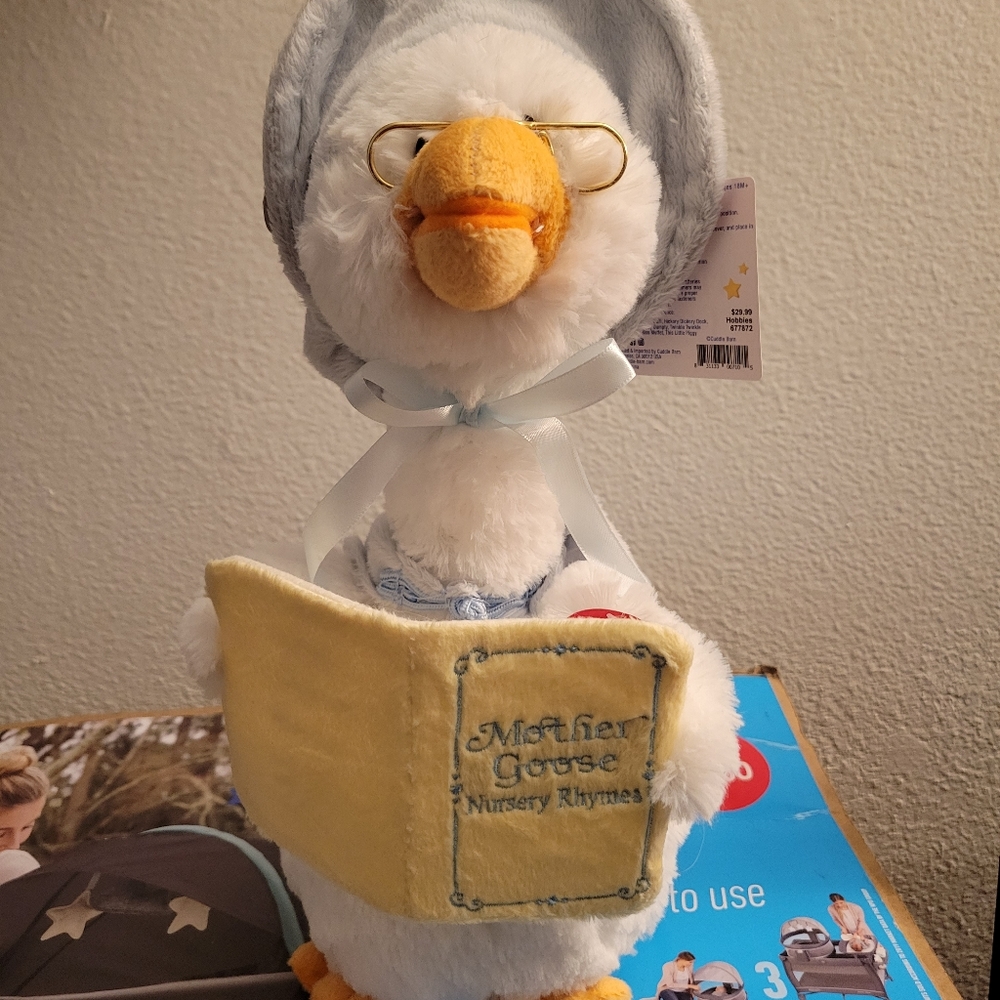Mother goose read out loud kids plush